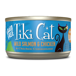 Tiki Napili Wild Salmon & Chicken in Chicken Canned Cat Food Tiki Cat, tiki dog, Tiki, Napili, Wild Salmon, Chicken, Canned, Cat Food